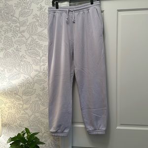Zara lavender sweatpants, size Large